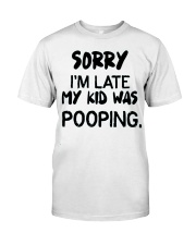 MY KID WAS POOPING Classic T-Shirt thumbnail