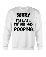 MY KID WAS POOPING Crewneck Sweatshirt thumbnail