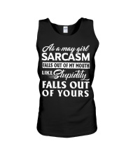 LIMITED EDITION - SARCASM FALLS OUT Unisex Tank thumbnail