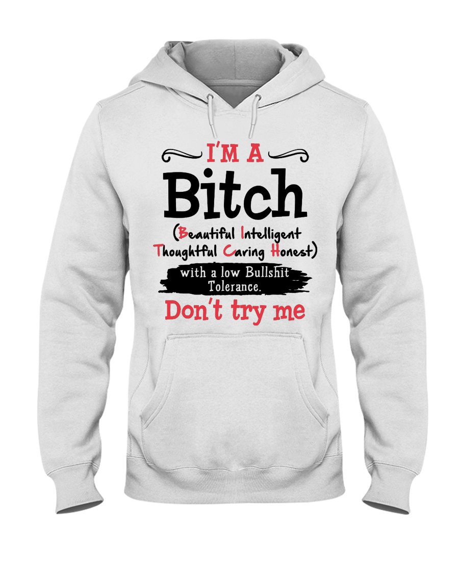 DON'T TRY ME Hooded Sweatshirt