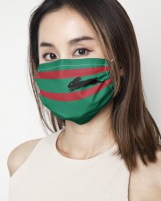 Rabbitohs - NVC97 2 Layer Face Mask - Single aos-face-mask-2-layers-lifestyle-front-03