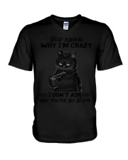 I LOVE MY FATHER V-Neck T-Shirt tile