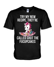 UNICORN TRY MY NEW RECIPE - LIMITED V-Neck T-Shirt thumbnail