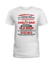CRAZY DAD - GRUMPY OLD MAN Ladies T-Shirt thumbnail
