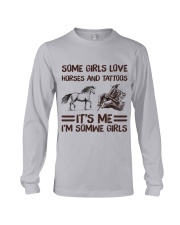 Some Girl Love Horses And Tattoos It's Me I'm Some Girl Long Sleeve Tee tile
