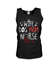 Wife Dog Mom Nurse Unisex Tank thumbnail