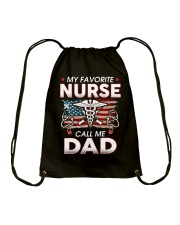 My Favorite Nurse Call Me Dad Drawstring Bag thumbnail