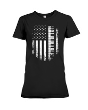AWESOME DESIGN FOR PIANO PLAYERS Premium Fit Ladies Tee thumbnail