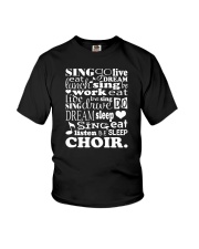 CHOIR SINGING SINGER VOCALIST - SING TSHIRT Youth T-Shirt thumbnail