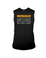 Musicals Want A World Into Song And Dance Theatre Sleeveless Tee thumbnail