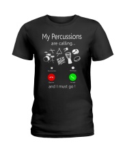 AWESOME DESIGN FOR PERCUSSION PLAYERS Ladies T-Shirt thumbnail
