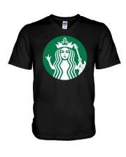 ELECTRIC ACOUSTIC GUITAR TSHIRT FOR GUITARIST V-Neck T-Shirt thumbnail