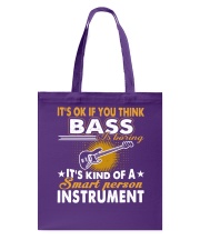 FUNNY BASS GUITAR TSHIRT FOR BASSIST Tote Bag thumbnail