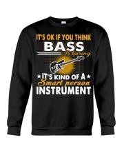 FUNNY BASS GUITAR TSHIRT FOR BASSIST Crewneck Sweatshirt thumbnail