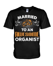 FUNNY DESIGN FOR ORGAN PLAYERS V-Neck T-Shirt thumbnail