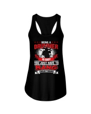 FUNNY DRUM DRUMS TSHIRT FOR DRUMMER Ladies Flowy Tank tile
