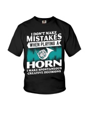 FRENCH HORN TSHIRT FOR HORNIST Youth T-Shirt thumbnail