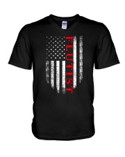 FUNNY DESIGN FOR FLUTE PLAYERS V-Neck T-Shirt tile