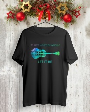 ELECTRIC ACOUSTIC GUITAR TSHIRT FOR GUITARIST Classic T-Shirt lifestyle-holiday-crewneck-front-2