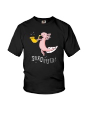 Saxolotl funny sax saxophone tshirt Youth T-Shirt thumbnail