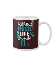 WITHOUT MUSIC LIFE WOULD BB BE FLAT Mug thumbnail