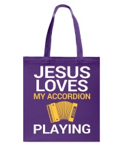 FUNNY DESIGN FOR ACCORDION PLAYERS Tote Bag tile