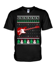 FUNNY BASS GUITAR TSHIRT FOR BASSIST V-Neck T-Shirt thumbnail