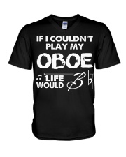 FUNNY DESIGN FOR OBOE PLAYERS V-Neck T-Shirt thumbnail