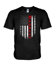 FUNNY BASS GUITAR TSHIRT FOR BASSIST V-Neck T-Shirt tile