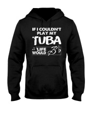 TUBA TSHIRT FOR TUBIST TUBAIST Hooded Sweatshirt thumbnail