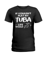 TUBA TSHIRT FOR TUBIST TUBAIST Ladies T-Shirt thumbnail