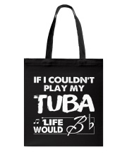 TUBA TSHIRT FOR TUBIST TUBAIST Tote Bag thumbnail