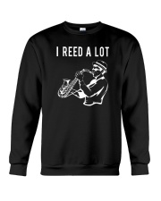 Saxolotl funny sax saxophone tshirt Crewneck Sweatshirt thumbnail