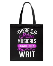 THEATRE THEATER MUSICALS MUSICAL TSHIRT Tote Bag thumbnail
