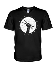 FUNNY DRUM DRUMS TSHIRT FOR DRUMMER V-Neck T-Shirt thumbnail