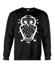 TSHIRT FOR MUSICIAN MUSIC TEACHER - OWL BIRD NOTE Crewneck Sweatshirt thumbnail