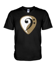 FUNNY BASS GUITAR TSHIRT FOR BASSIST V-Neck T-Shirt thumbnail