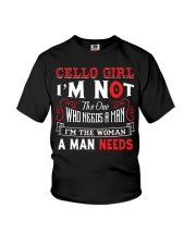 FUNNY TSHIRT FOR CELLO PLAYERS Youth T-Shirt thumbnail