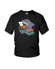Funny Shark Music Note Tshirt Youth T-Shirt thumbnail