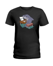 Funny Shark Music Note Tshirt Ladies T-Shirt thumbnail