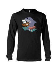 Funny Shark Music Note Tshirt Long Sleeve Tee thumbnail