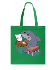 Funny Shark Music Note Tshirt Tote Bag thumbnail