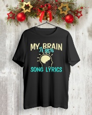 TSHIRT FOR MUSICIAN - MUSIC TEACHER - ORCHESTRA Classic T-Shirt lifestyle-holiday-crewneck-front-2