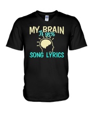 TSHIRT FOR MUSICIAN - MUSIC TEACHER - ORCHESTRA V-Neck T-Shirt thumbnail