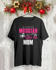 MOTHER'S DAY - MOM TSHIRT FOR MUSIC MUSICIAN Classic T-Shirt lifestyle-holiday-crewneck-front-2