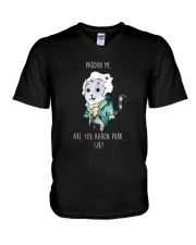 THEATRE THEATER MUSICALS MUSICAL TSHIRT V-Neck T-Shirt thumbnail