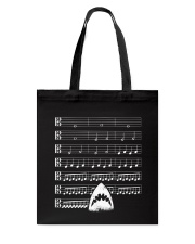 Funny Shark background music alto tenor t-shirt Tote Bag thumbnail