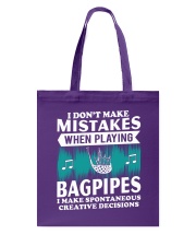 FUNNY BAGPIPES TSHIRT FOR PIPER PIPE BAND Tote Bag thumbnail