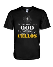 FUNNY TSHIRT FOR CELLO PLAYERS V-Neck T-Shirt thumbnail