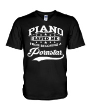 AWESOME DESIGN FOR PIANO PLAYERS V-Neck T-Shirt thumbnail